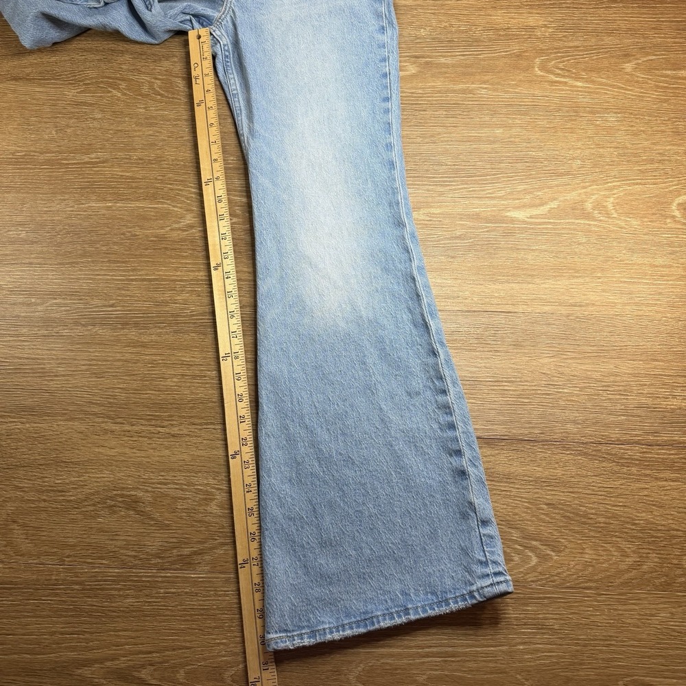 Levi's Premium 70s High Flare Jeans Women's 26x32 Light Wash A0899-0015 Western - Picture 9 of 15
